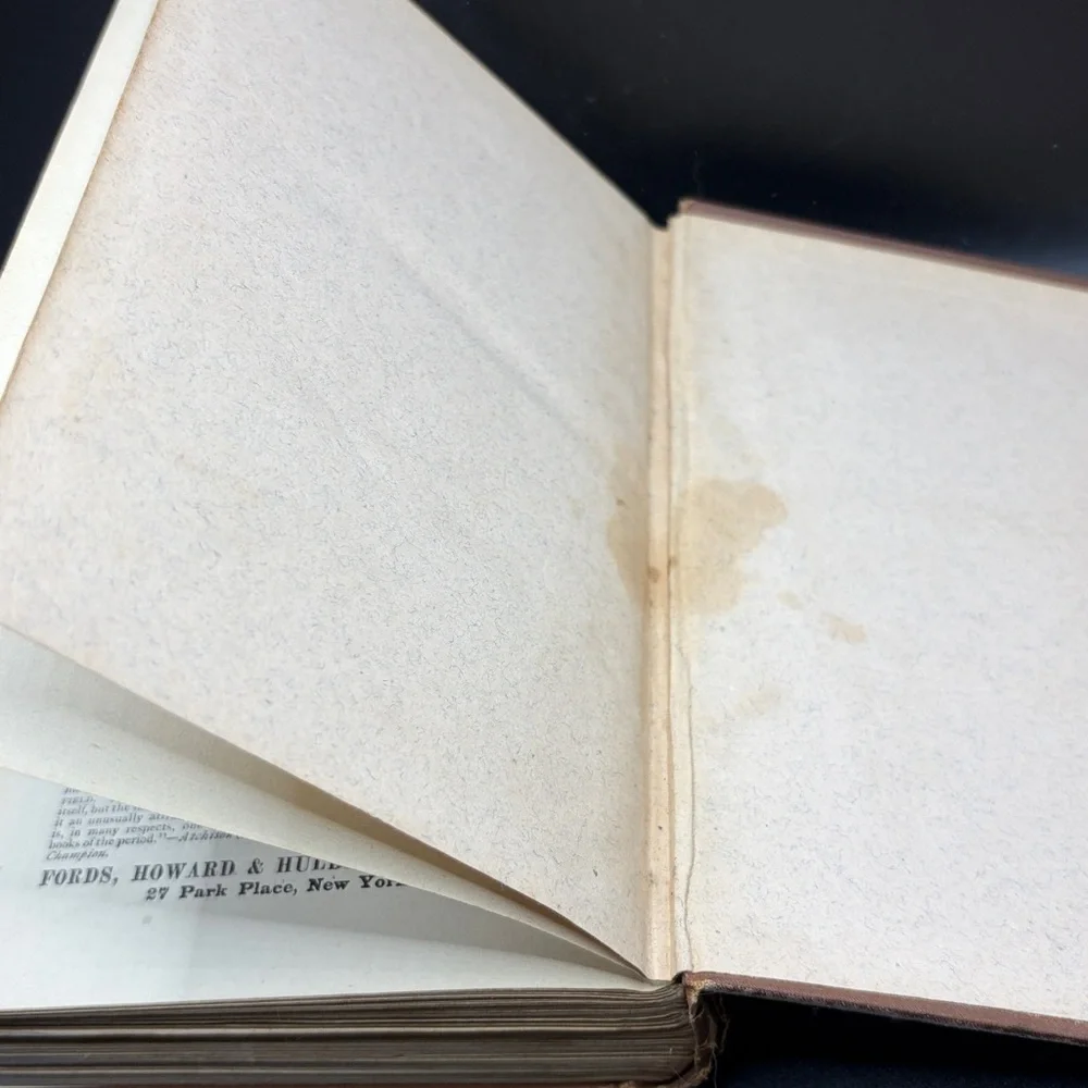 Antique 1880 Bricks Without Straw by Albion W. Tourgee Hardcover Fiction Book